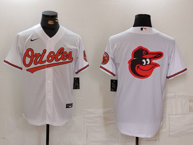 Men Baltimore Orioles Blank White Game 2024 Nike MLB Jersey style 5->baltimore orioles->MLB Jersey